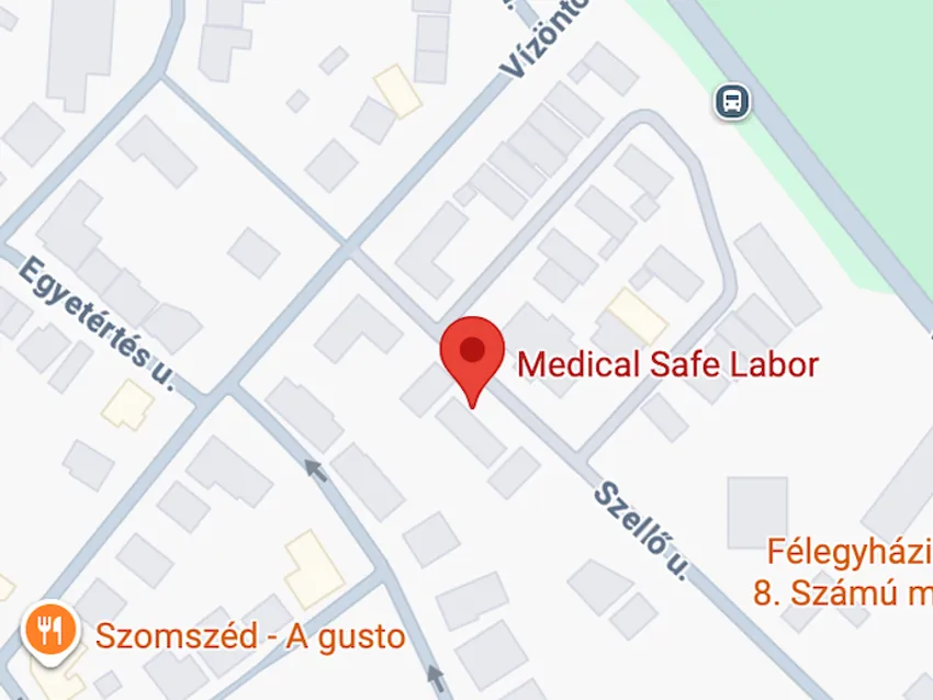 Útvonaltervezés: Medical Safe Labor térkép, Kecskemét, Szellő utca 2/A